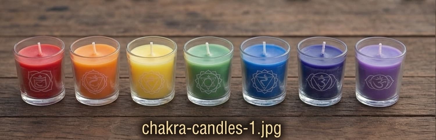 Meditation & Chakra Healing Candle Set